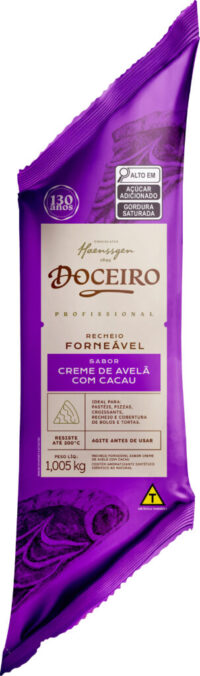 Recheio Doceiro Profissional Forneável Creme de Avelã com Cacau 1,005kg