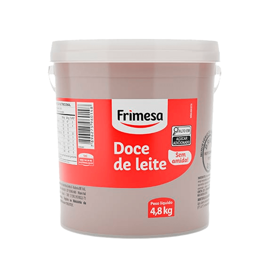Doce de Leite Frimesa Balde 4,8kg Sem Amido