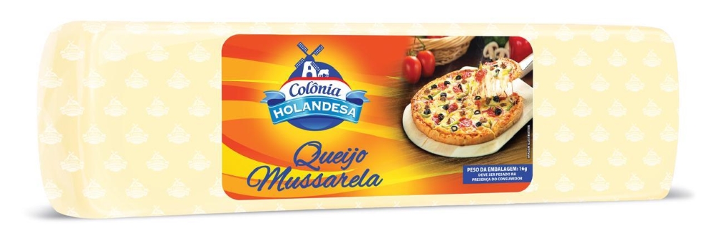 Queijo Mussarela Colônia Holandesa Peça 4kg aprox.