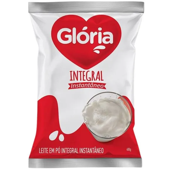 Leite em Pó Integral Instantâneo Glória 360g