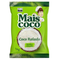 Coco Ralado Úmido e Adoçado Mais Coco 1kg