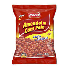 AMENDOIM FRITO C PELE SALG CROC CROC 400G