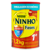 COMPOSTO LÁCTEO NINHO FASES 1+ LATA 1,2KG
