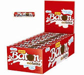 BATON BASTÃO CHOCOLATE AO LEITE CAIXA C/ 30 UN