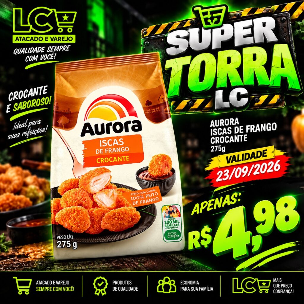 Super Torra Torra – Aurora Iscas de Frango 275g