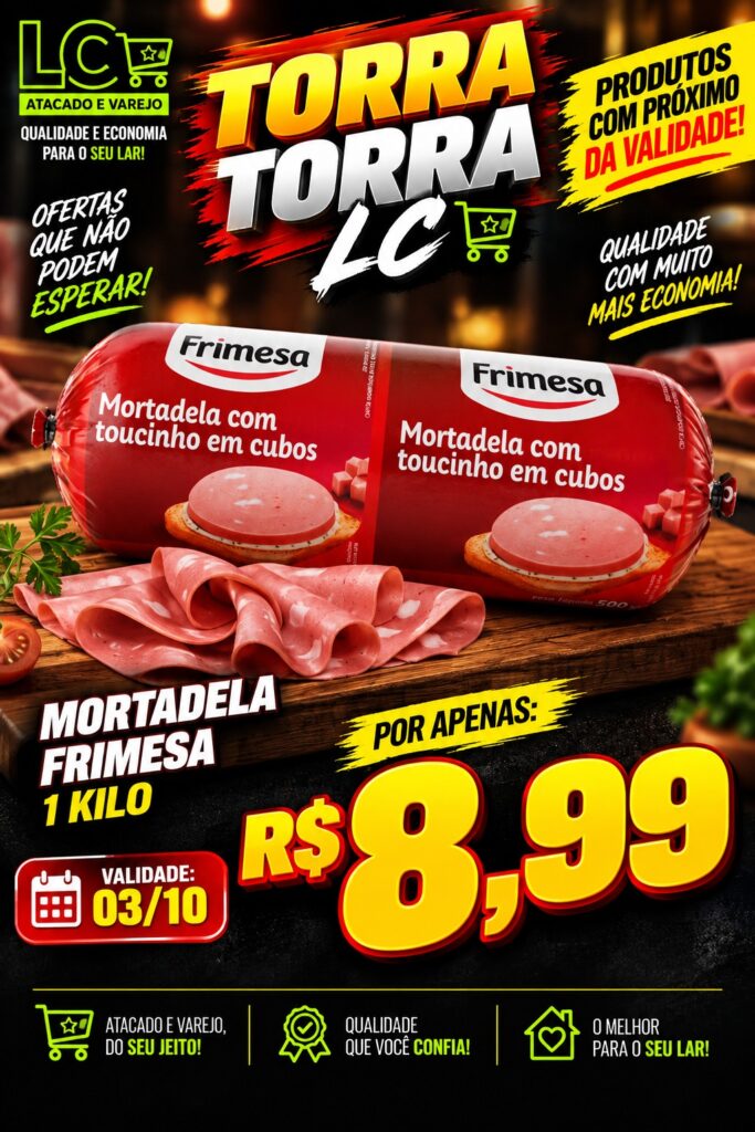 Torra Torra – Mortadela Frimesa 1kg
